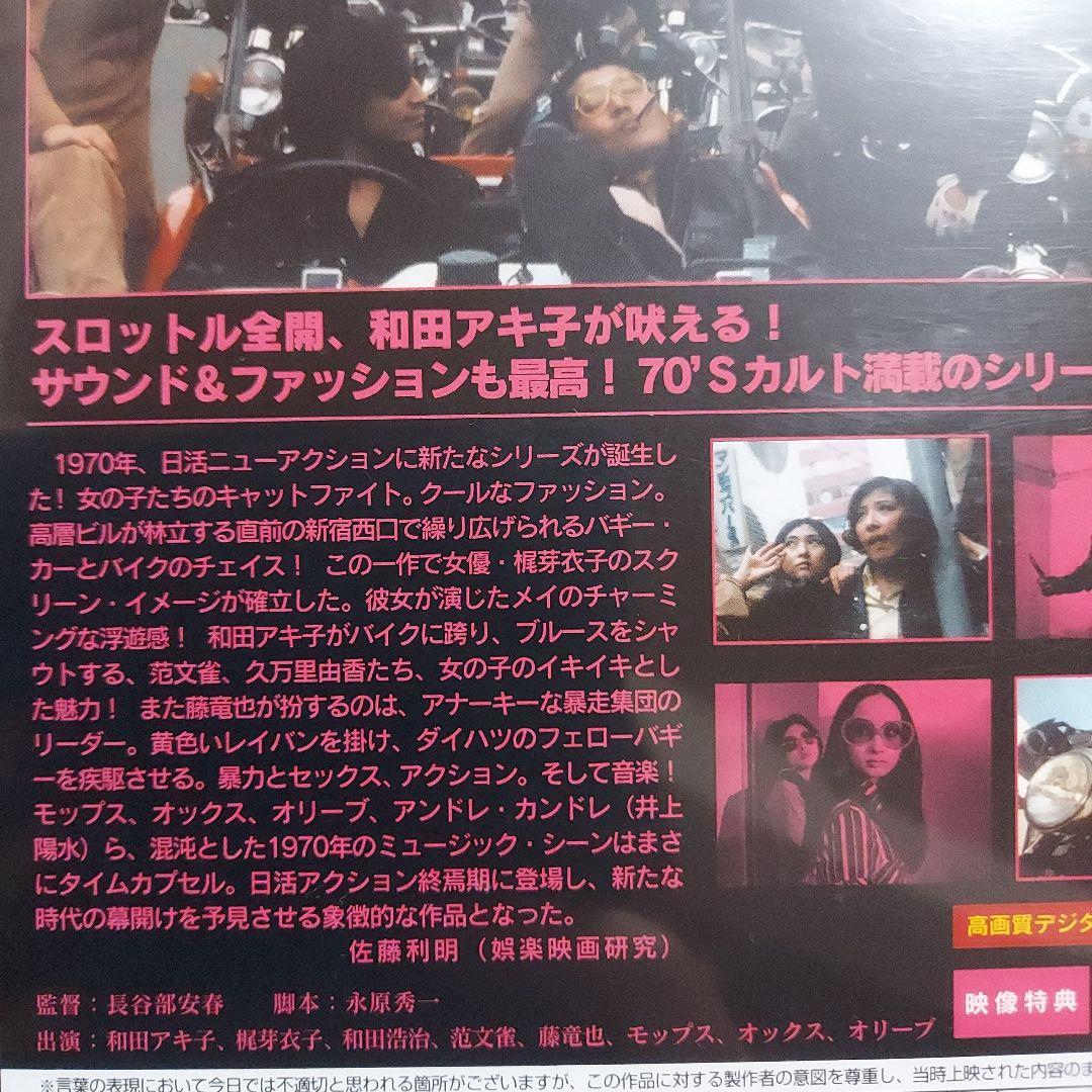 女番長野良猫ロック」和田アキ子 梶芽衣子 藤竜也 廃盤DVD 視聴済み