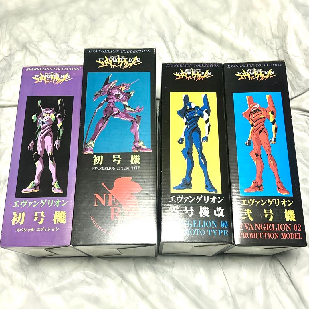 新世紀エヴァンゲリオン 4体セット 完成品シリーズ ツクダホビー 初