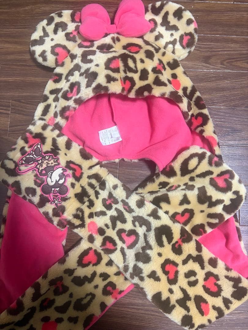 ディズニー ミニー ヒョウ柄マフラー ファンキャップ レア】ディズニー ファンキャップ ミニー マウス 豹柄 マフラー｜Yahoo