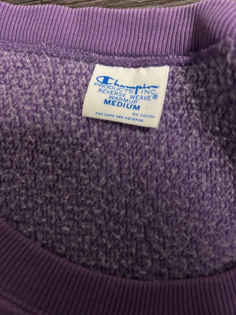 最終値下げChampion Reverse Weave リバースウィーブ 紫 - メルカリ