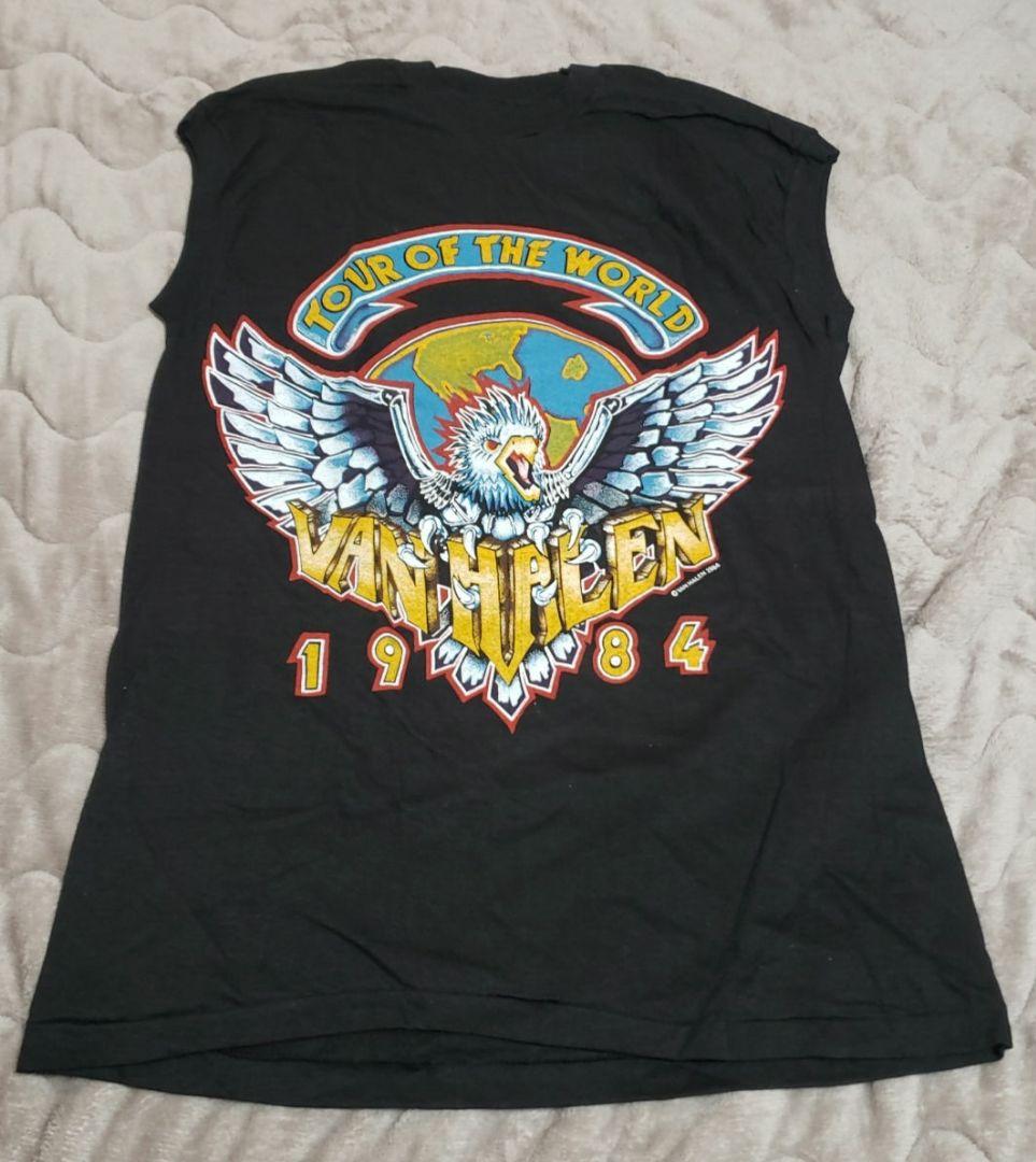 値下げ！Van Halen 1984ツアー タンクトップ ブラック - メルカリ