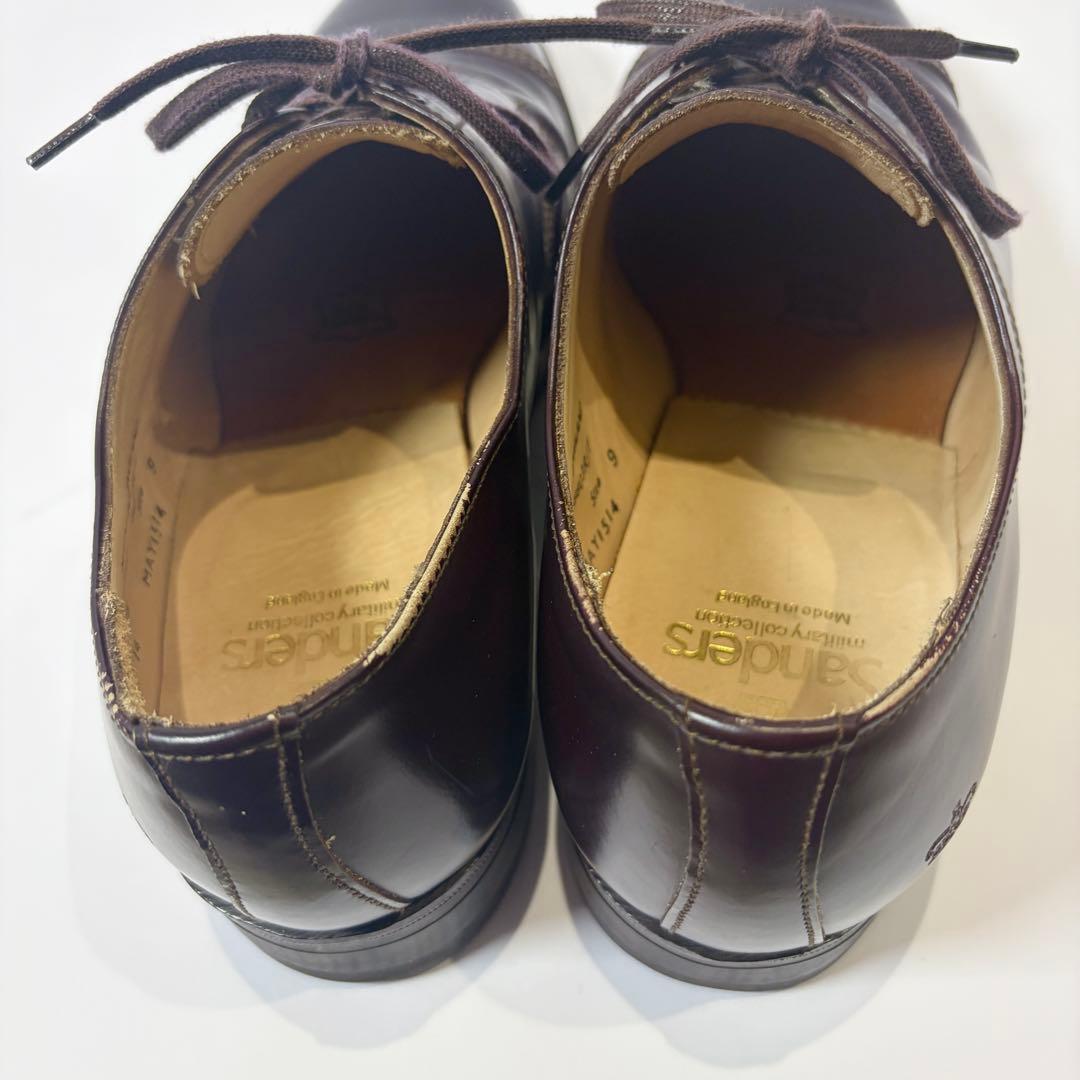 美品】サンダース ミリタリーダービーシューズ 8803R ダークブラウン