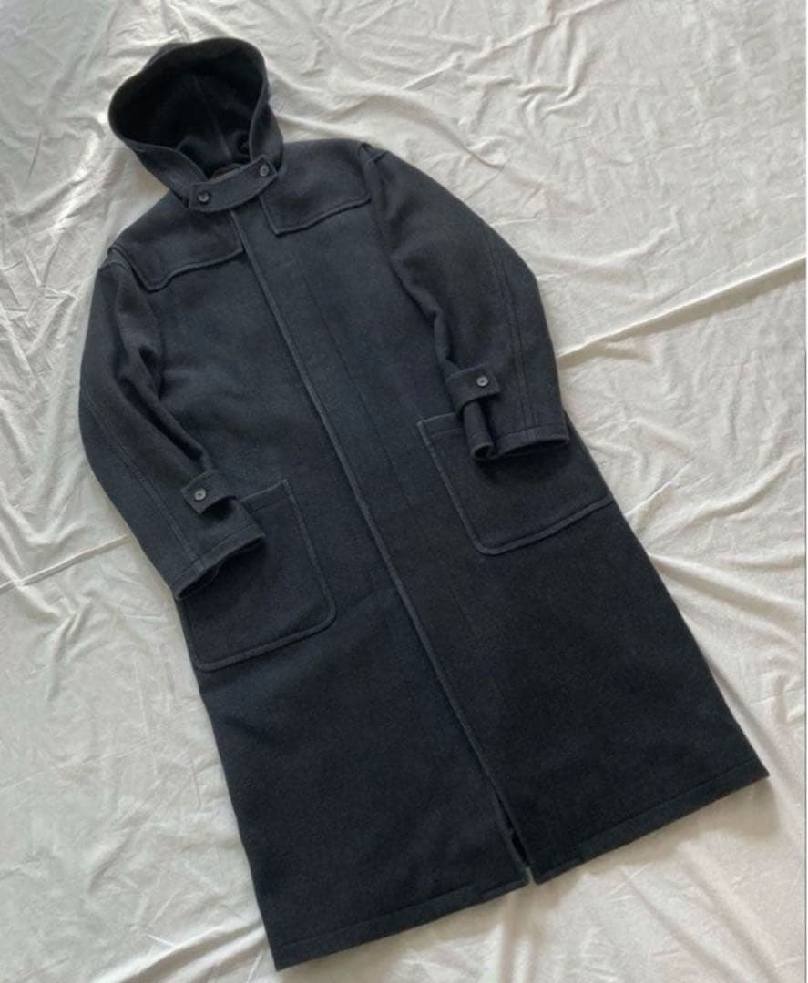 希少　AURALEE　ダッフルコート　ロング丈　シルク混　ネイビー　19AW　1 AURALEE（ダッフルコート）のフリマアイテム一覧