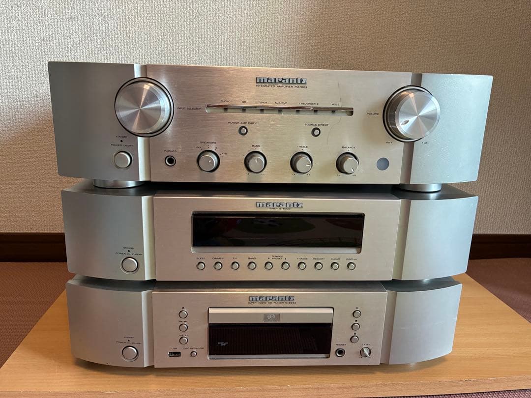 Marantz PM7003 アンプ/ CDプレーヤーSA8003 セット - メルカリ