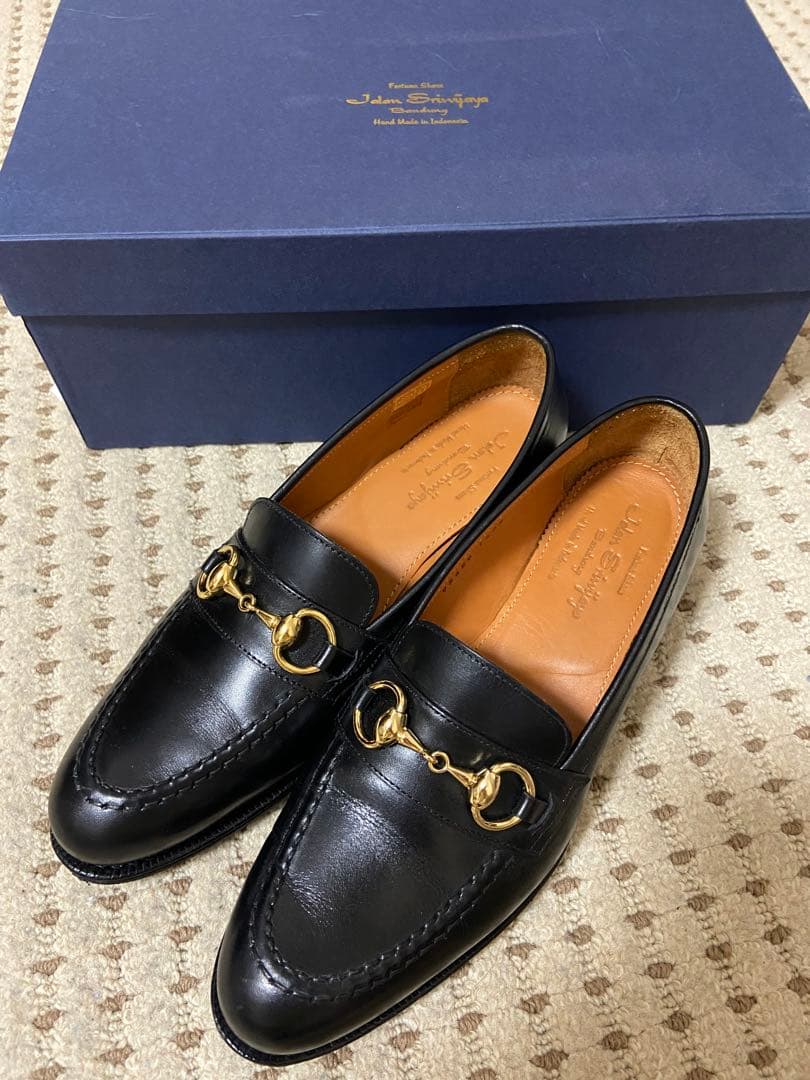 【美品】JALAN SRIWIJAYA / カーフビットローファー 23.5㎝ JALAN SRIWIJAYA（ジャラン スリウァヤ） ビットローファー 98689