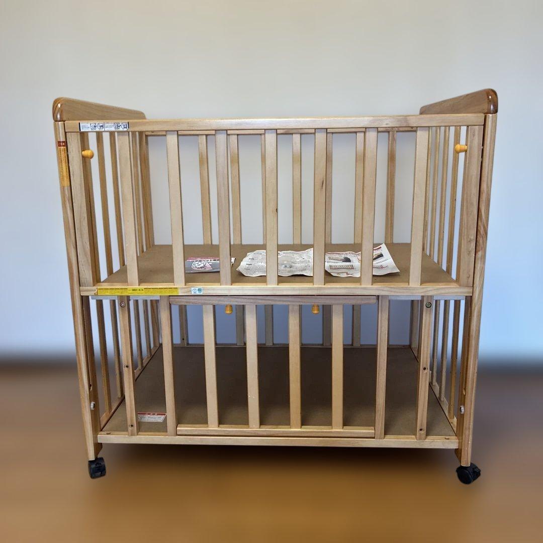 ヤトミ ベビーベッド ヤトミ ベビーベッド 普通サイズ ドルミールべべ ベビーベット 立ち