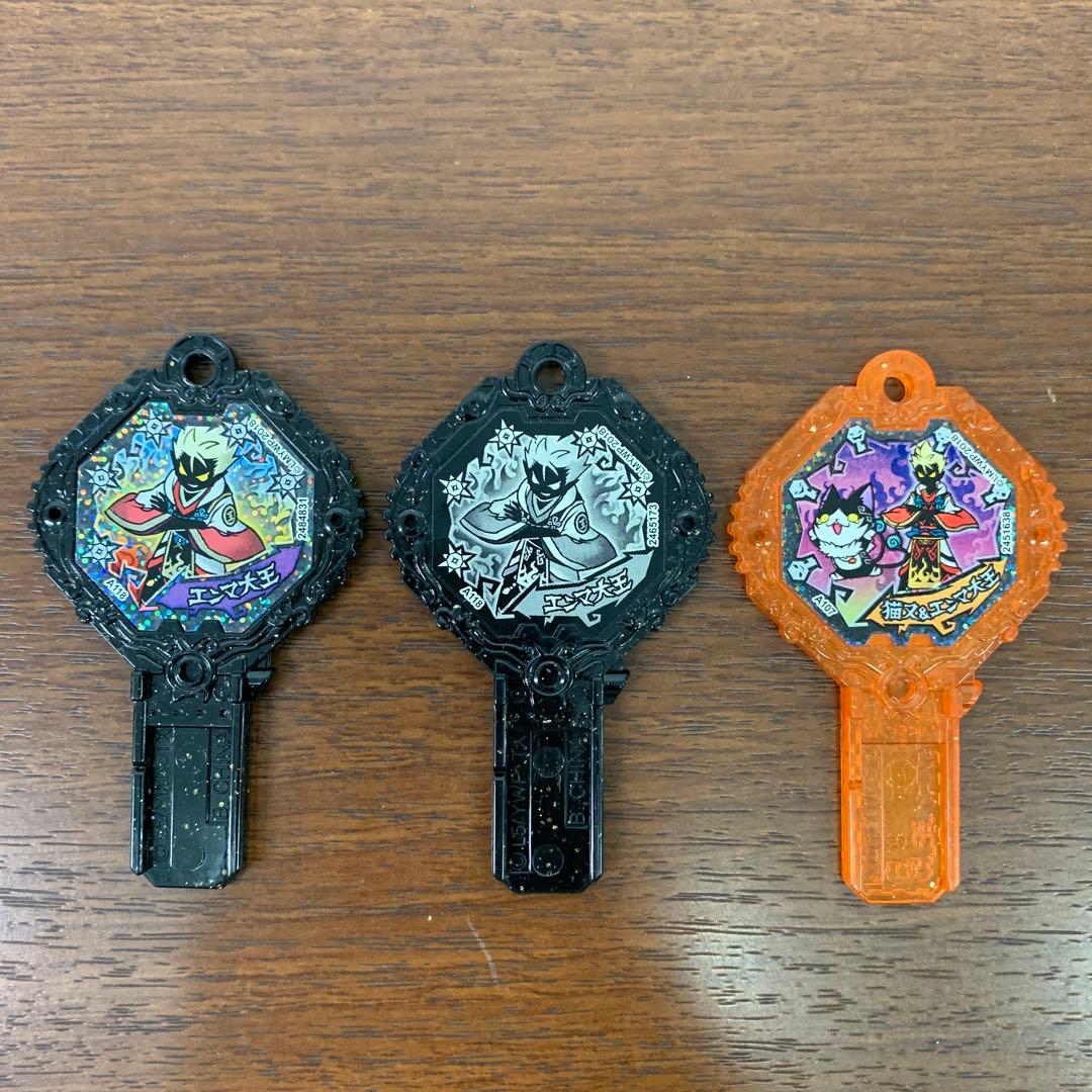 ➀ 妖怪ウォッチ 妖怪アーク 非売品 3種 エンマ大王×2種 猫又&エンマ