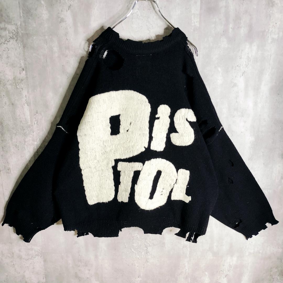 新品】セントマイケル × セックスピストルズ 22AW ニット ダメージ加工