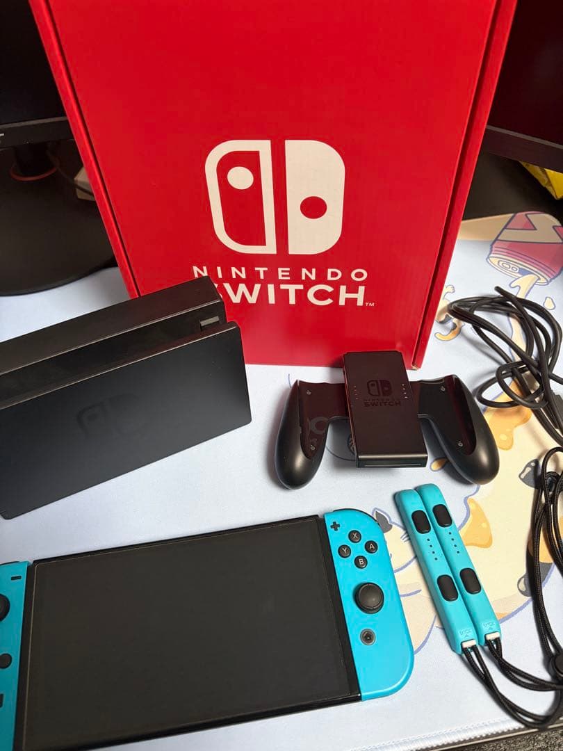 Nintendo Switch 本体 有機ELディスプレイ 青/青 Nintendo Switch 有機ELモデル 本体のみ｜Yahoo!フリマ（旧PayPayフリマ）