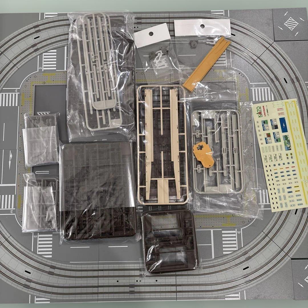 カトー40-811ユニトラム基本&40-813直線拡張 各ジャンク品2個セット