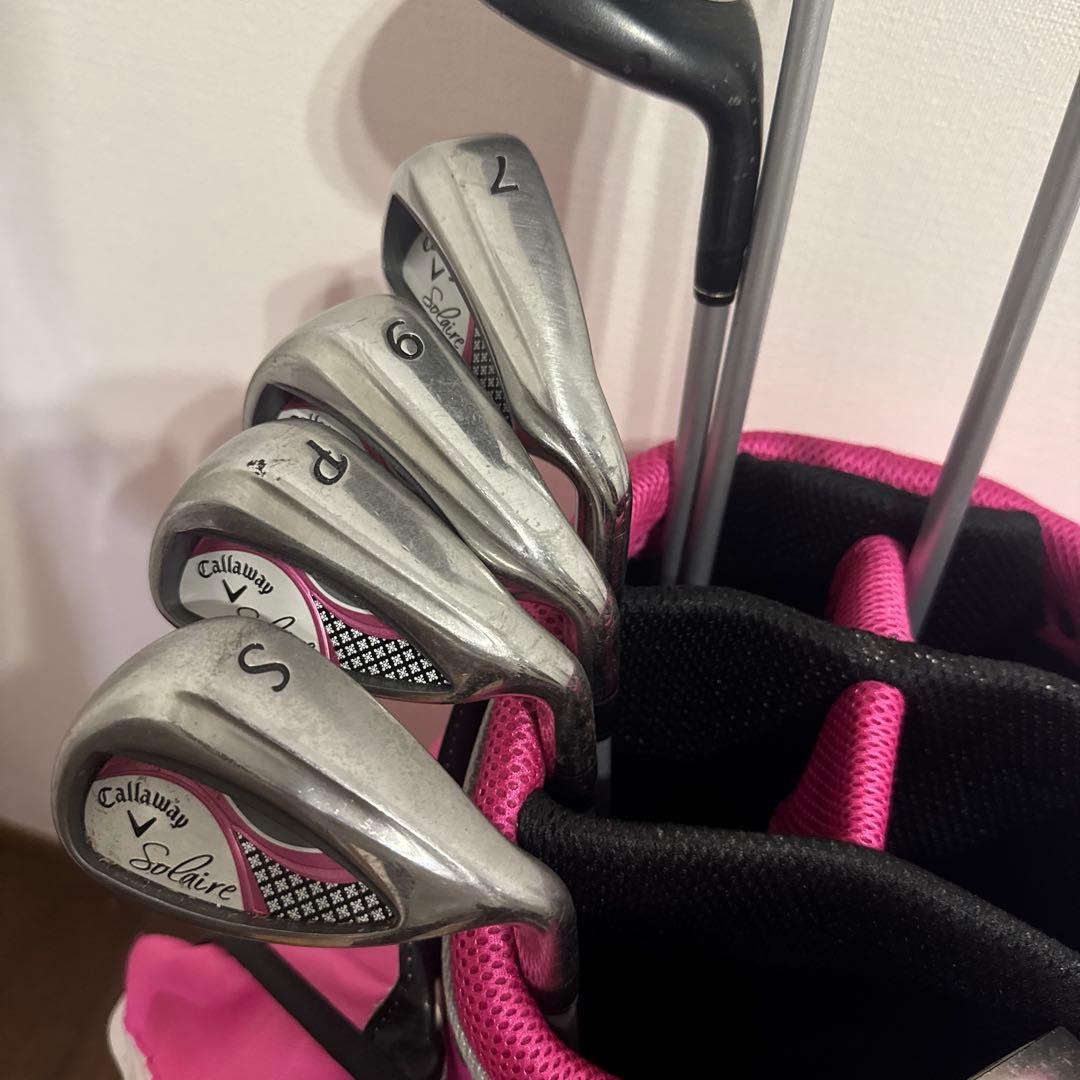 Callaway Solaire レディース クラブセット ピンク - メルカリ