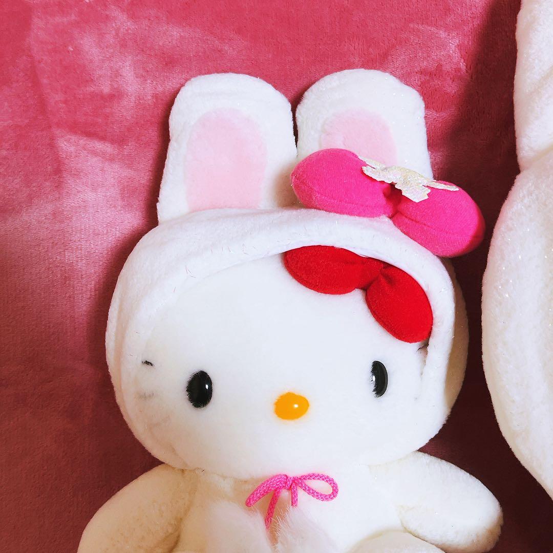 希少レア ハローキティ 北海道 雪うさぎ SM 2000年製 サンリオ レトロ