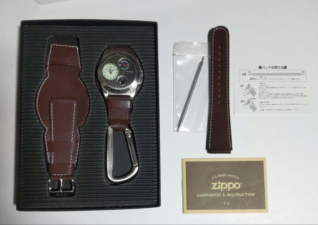 Zippo TIME COMPASS U.S HARD WATCH 限定|mercariメルカリ官方指定廠商