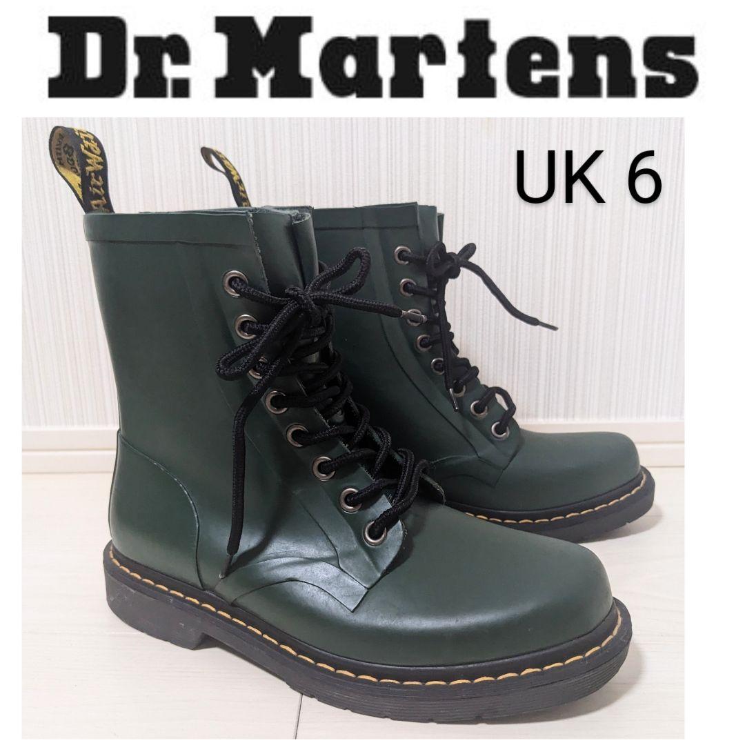 R様専用 ドクターマーチン レインブーツ グリーン 24.5cm 廃盤 - メルカリ