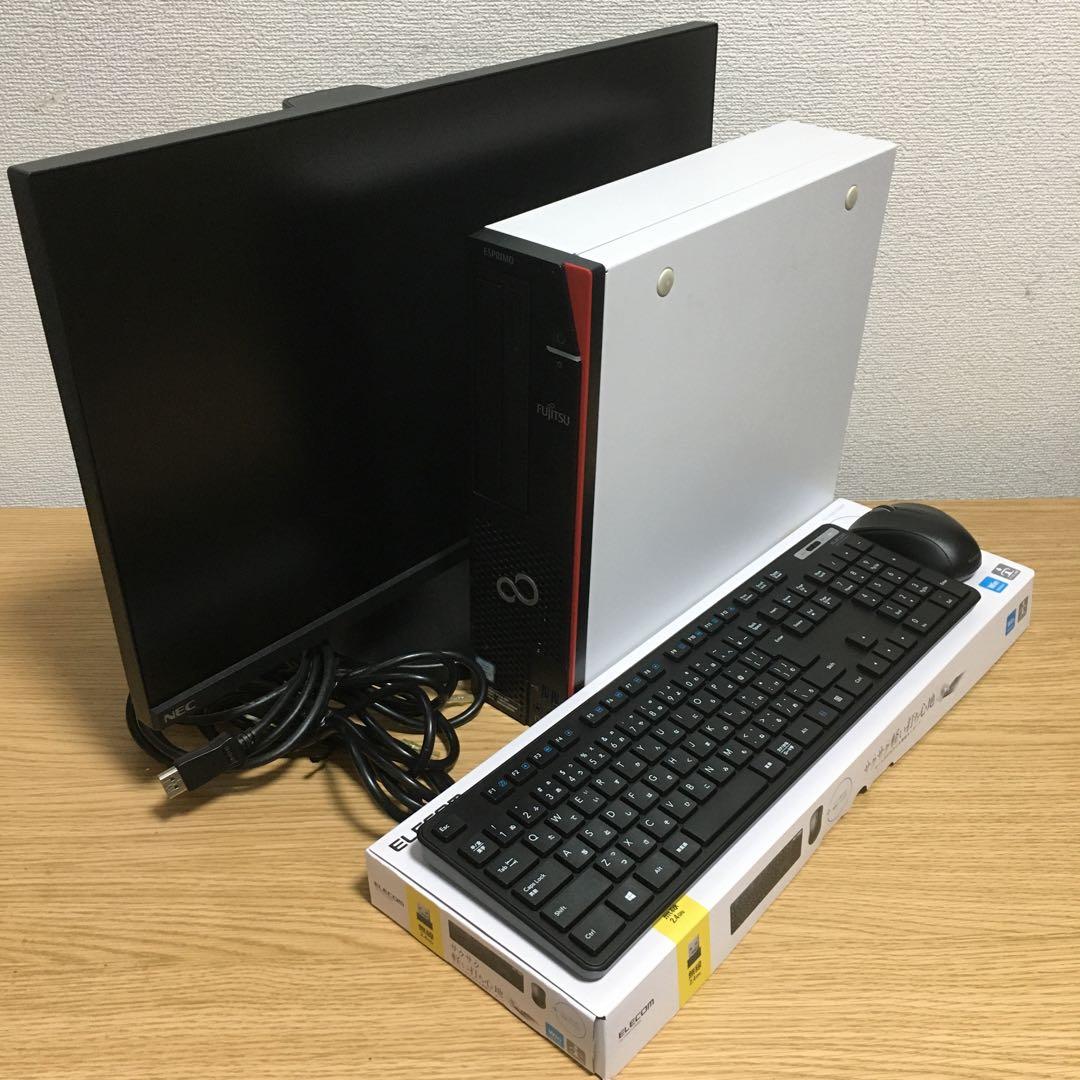 快適デスクトップ 富士通 ESPRIMO Win11 取説 23.8´モニター