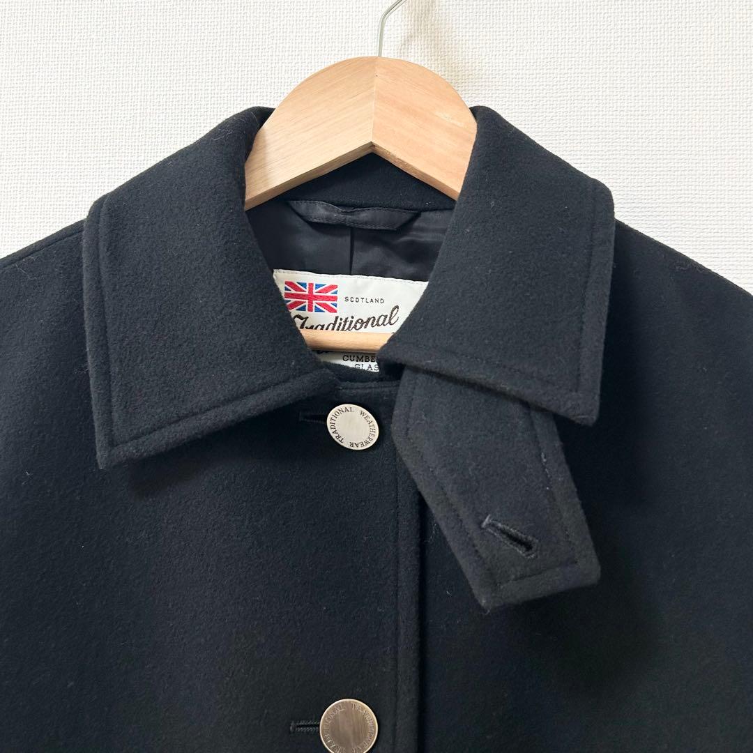 2025AW✨トラディショナル MALTON PEA COAT ブラック 34 - ジャケット