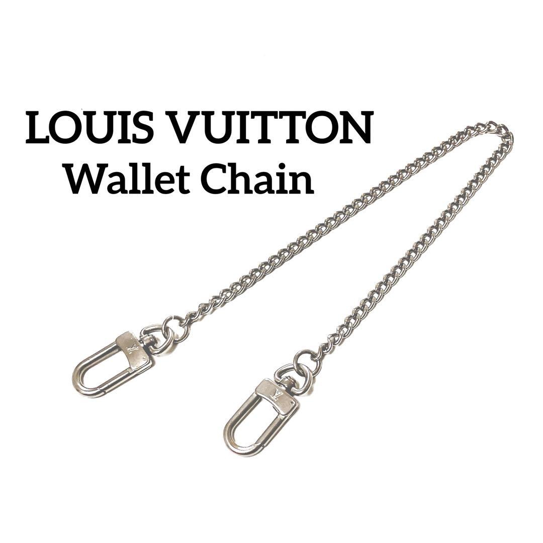 ヴィトン ウォレットチェーン シルバー LOUIS VUITTON - メルカリ
