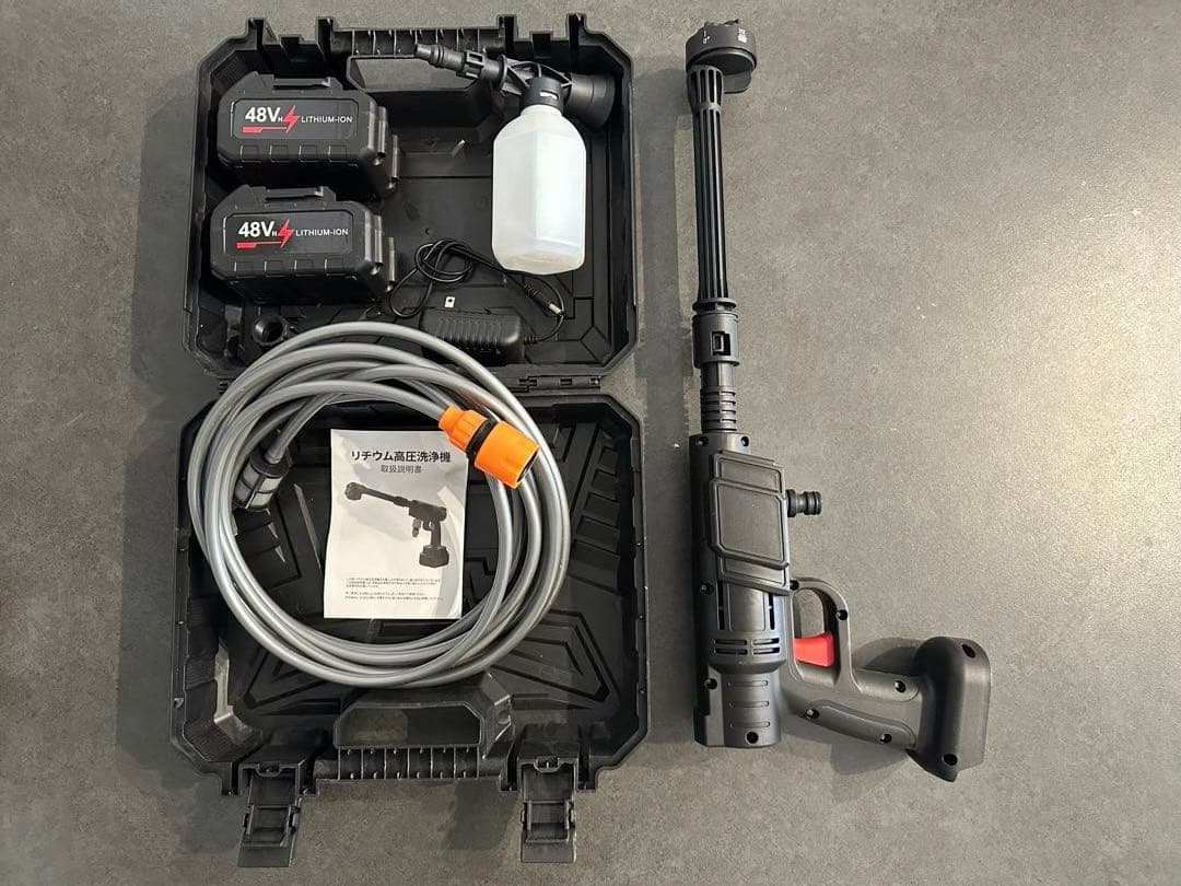 高圧洗浄機 48Vリチウムイオンバッテリー - メルカリ