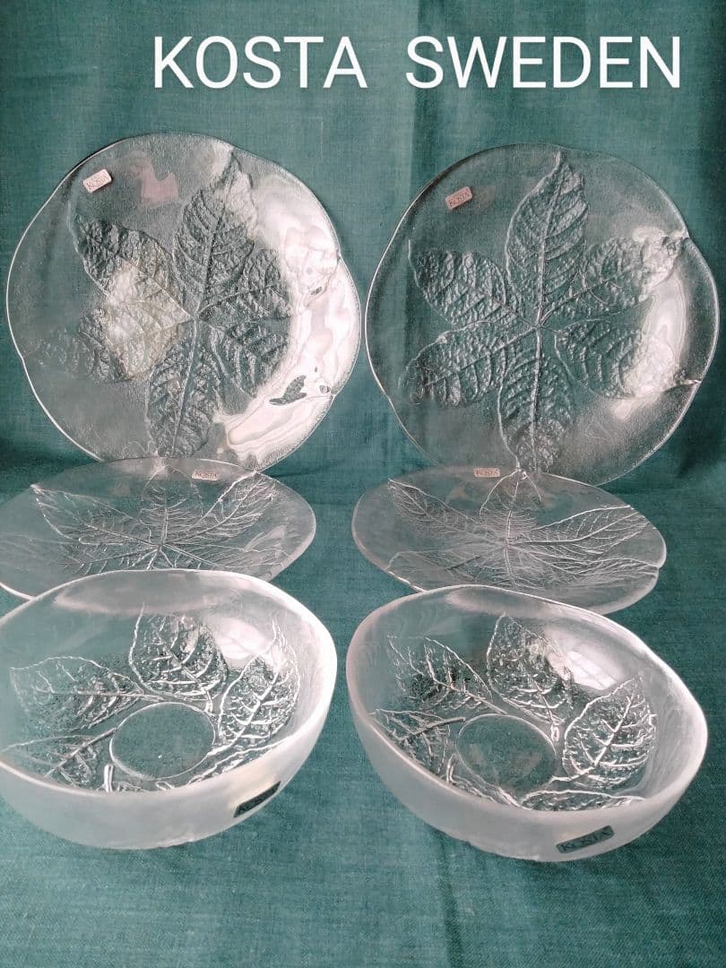 むーす品　KOSTA ガラス器セット(６点) むーす品 KOSTA ガラス器セット(6点) むーす様専用品 KOSTA ガラス器