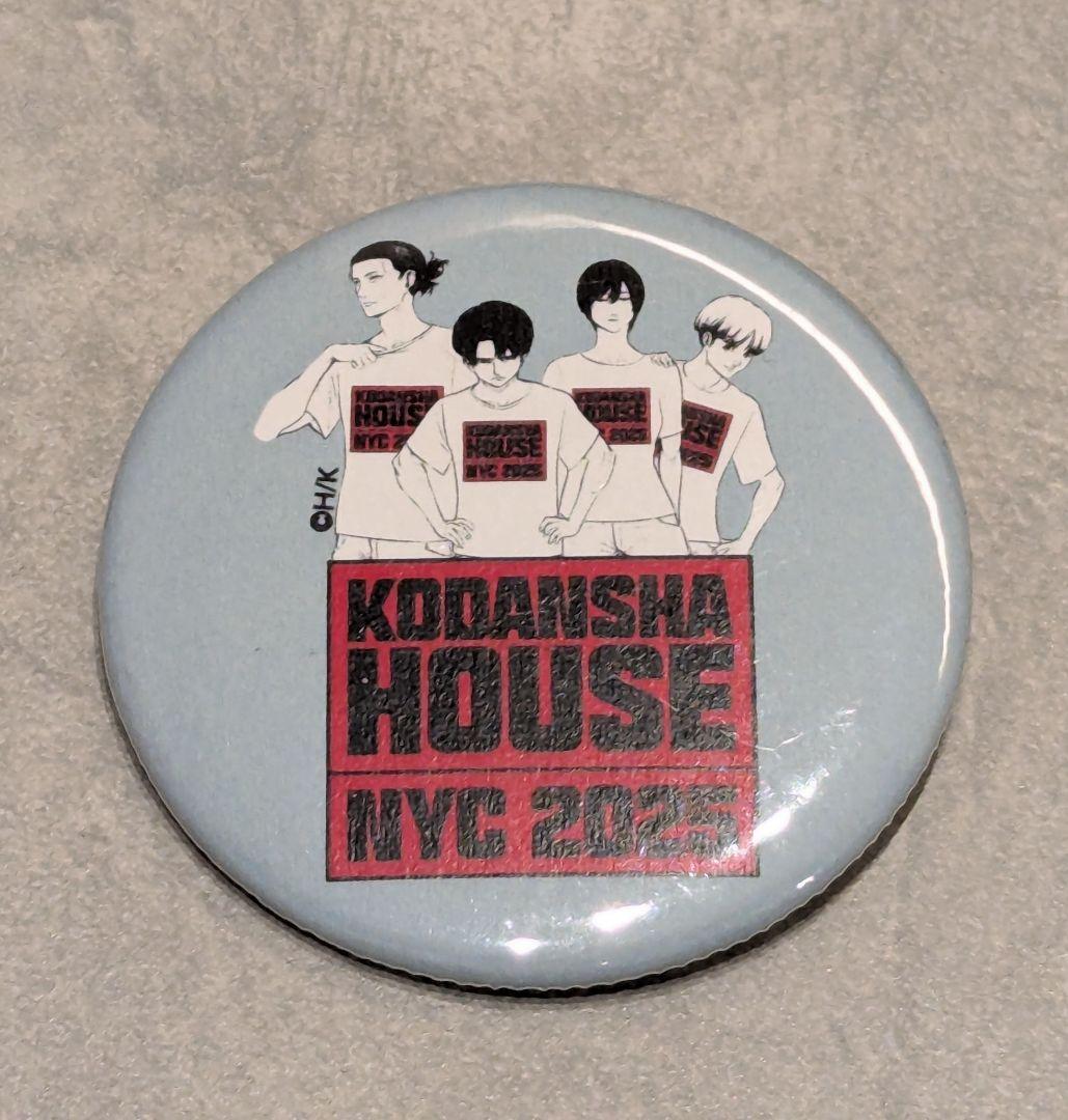 アメリカ限定】進撃の巨人 講談社ハウス NYC 2025 缶バッジ - メルカリ