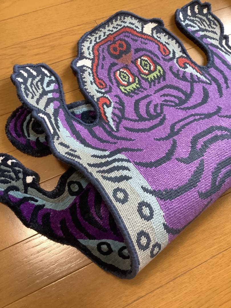 《 本物　新品　1点物 》 シルク　チベタンタイガー　虎　S 約80センチ　a