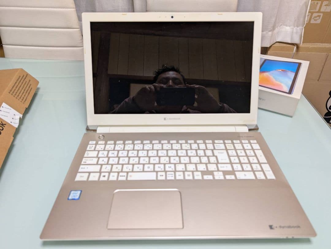 dynabook ゴールド 日本語キーボード TOSHIBA（東芝） 新品 未使用品 純正 dynabook R700/R730/R731/R732