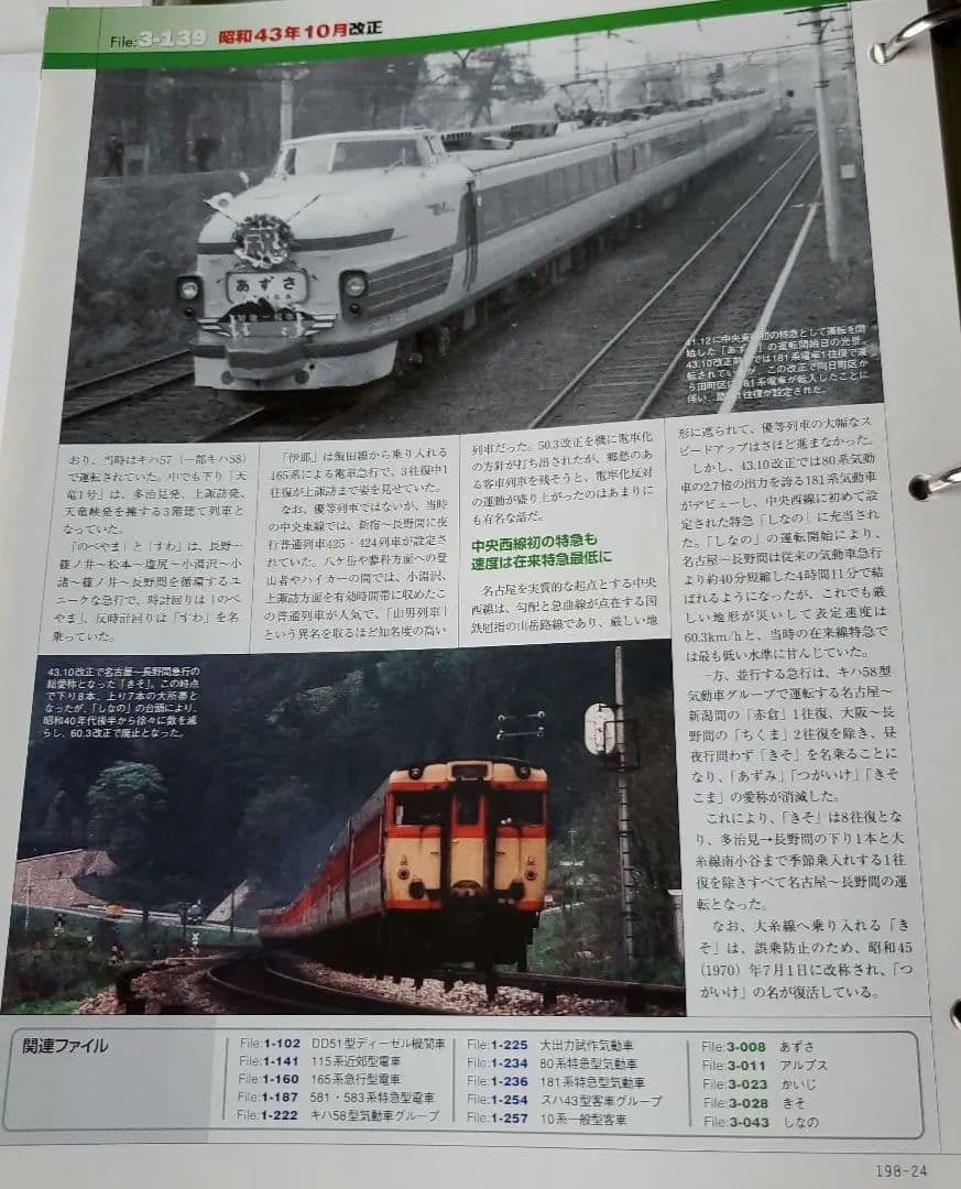 鉄道データーファイル 優等列車の系統4 - メルカリ