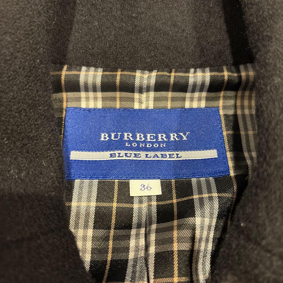 BURBERRY BLUE LABEL ピーコート 36号 y2k グランジ