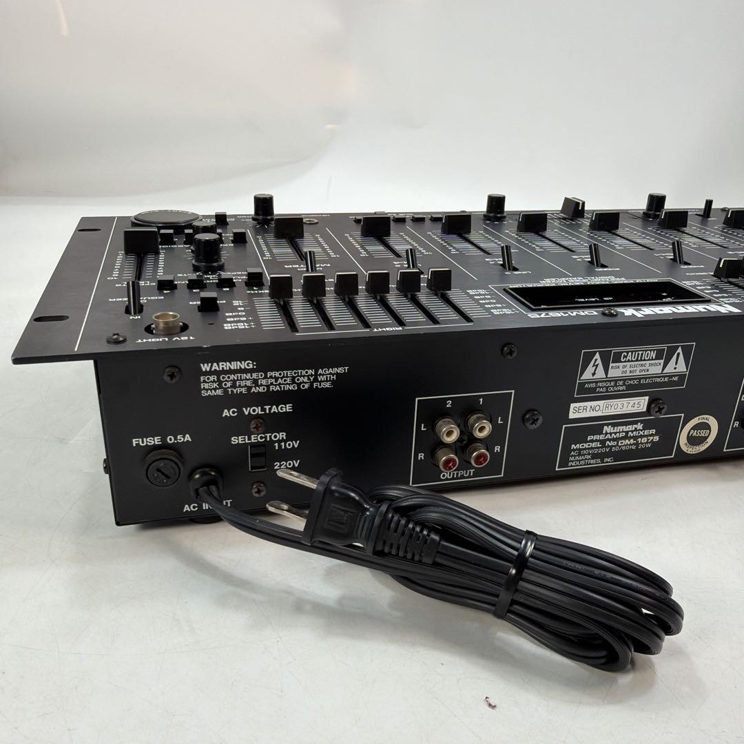 Numark DM1675 高性能4ch サンプラー搭載 DJミキサー - DJ機材