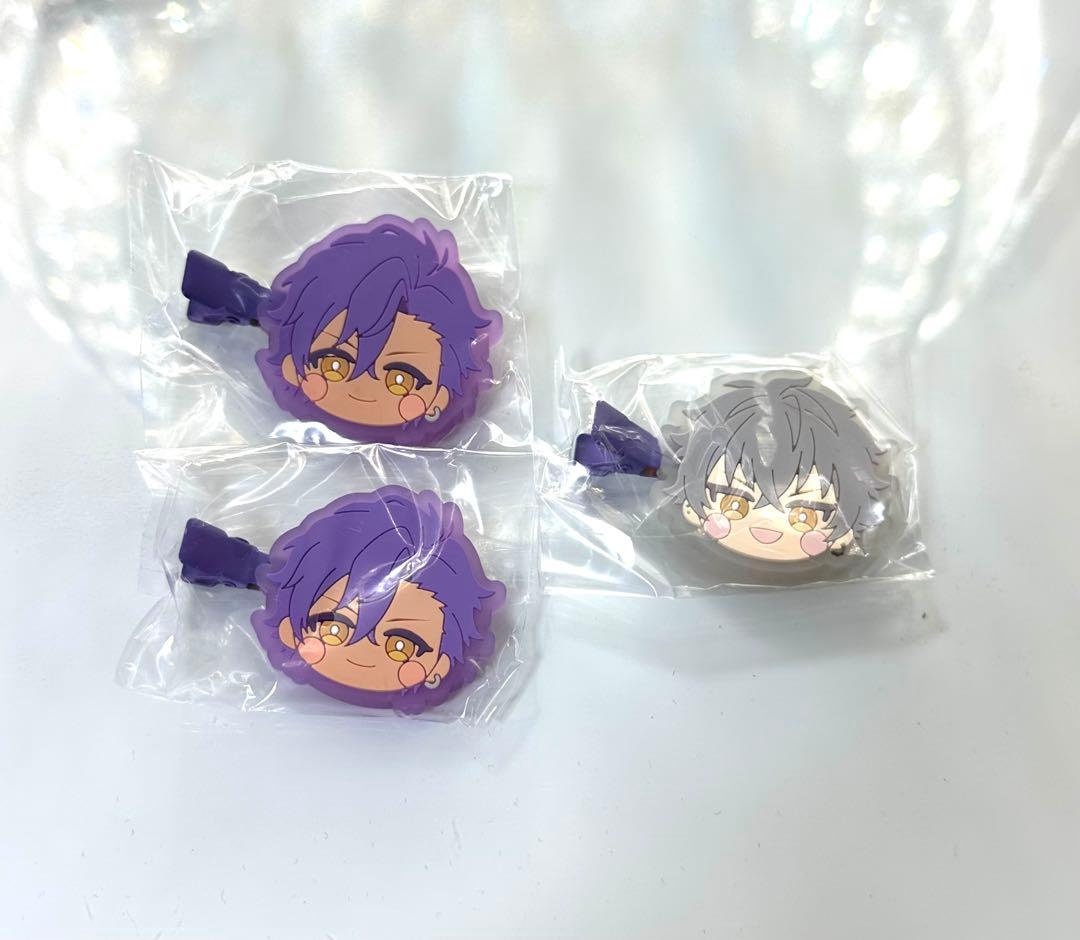 あんスタ UNDEAD 乙狩アドニス 大神晃牙 みにコレ 前髪クリップ - メルカリ