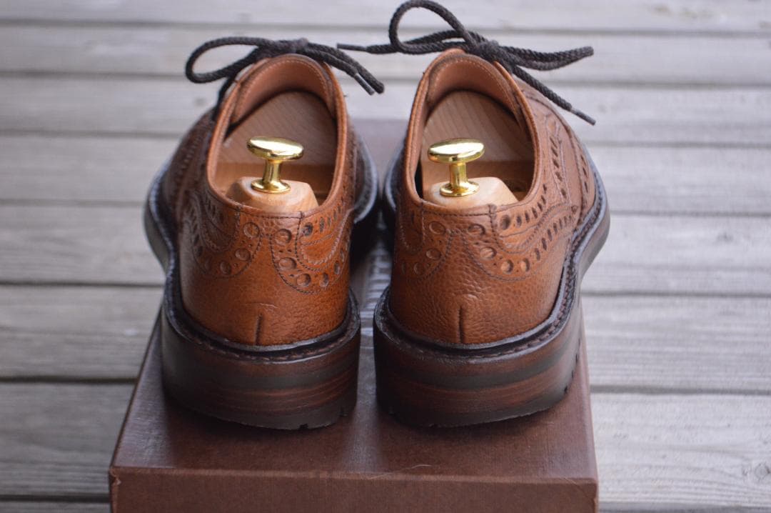 CHEANEY　AVON　C　5.5F　タンブラウン　シューツリー付き　エイボン