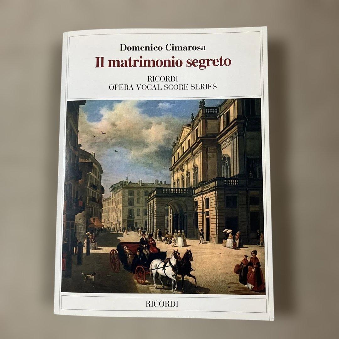 Cimarosa Il matrimonio segreto 秘密の結婚 a97674ed70bf2651f11742edd63c2d