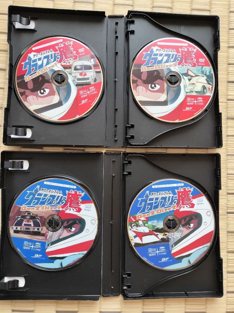 グランプリの鷹 ・DVD BOX 1・2　リマスター　計6枚　全44話　完結