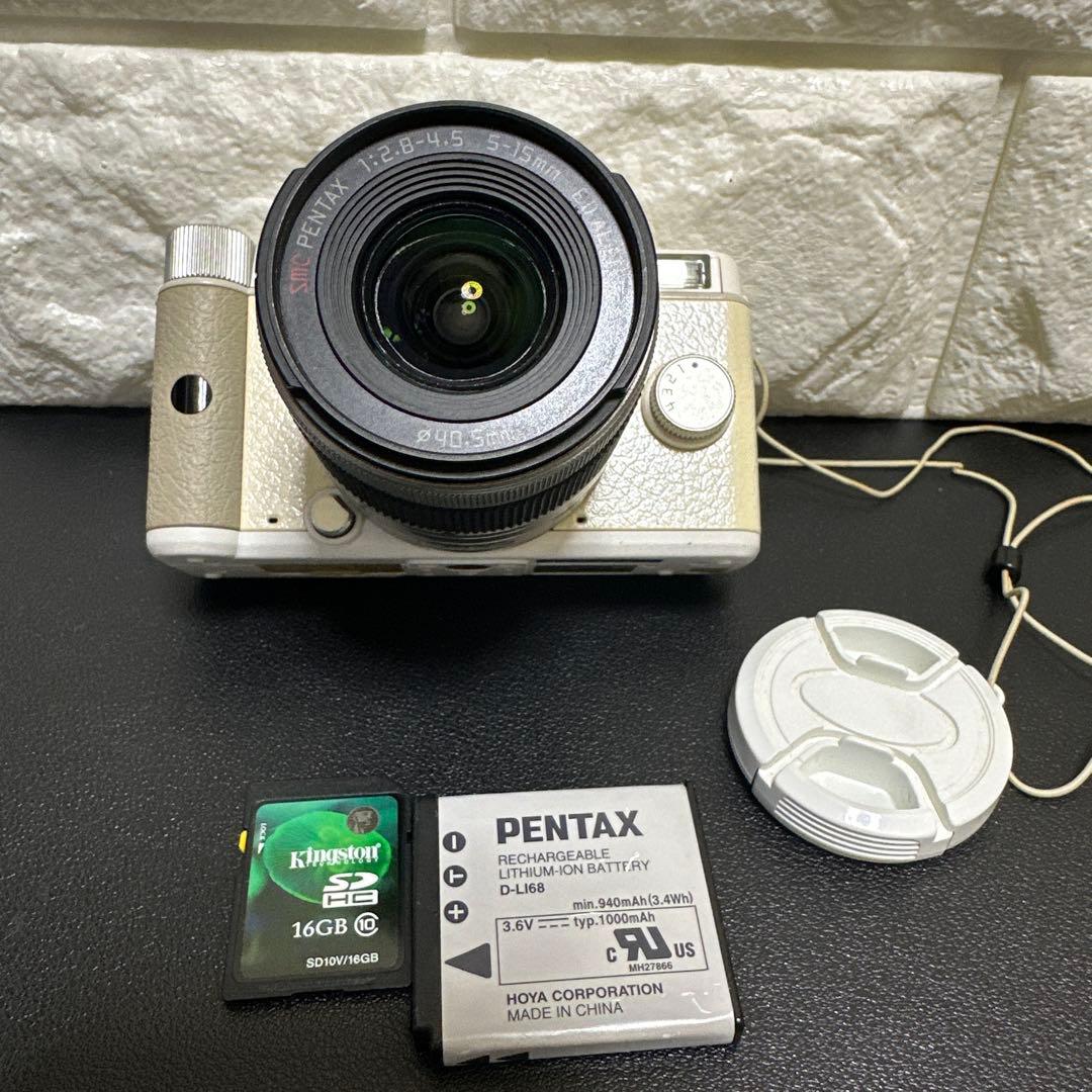 ペンタックスPENTAX Q ホワイト　動作品　中古良品 楽天市場】【中古】ペンタックス PENTAX Q レンズキット ホワイト