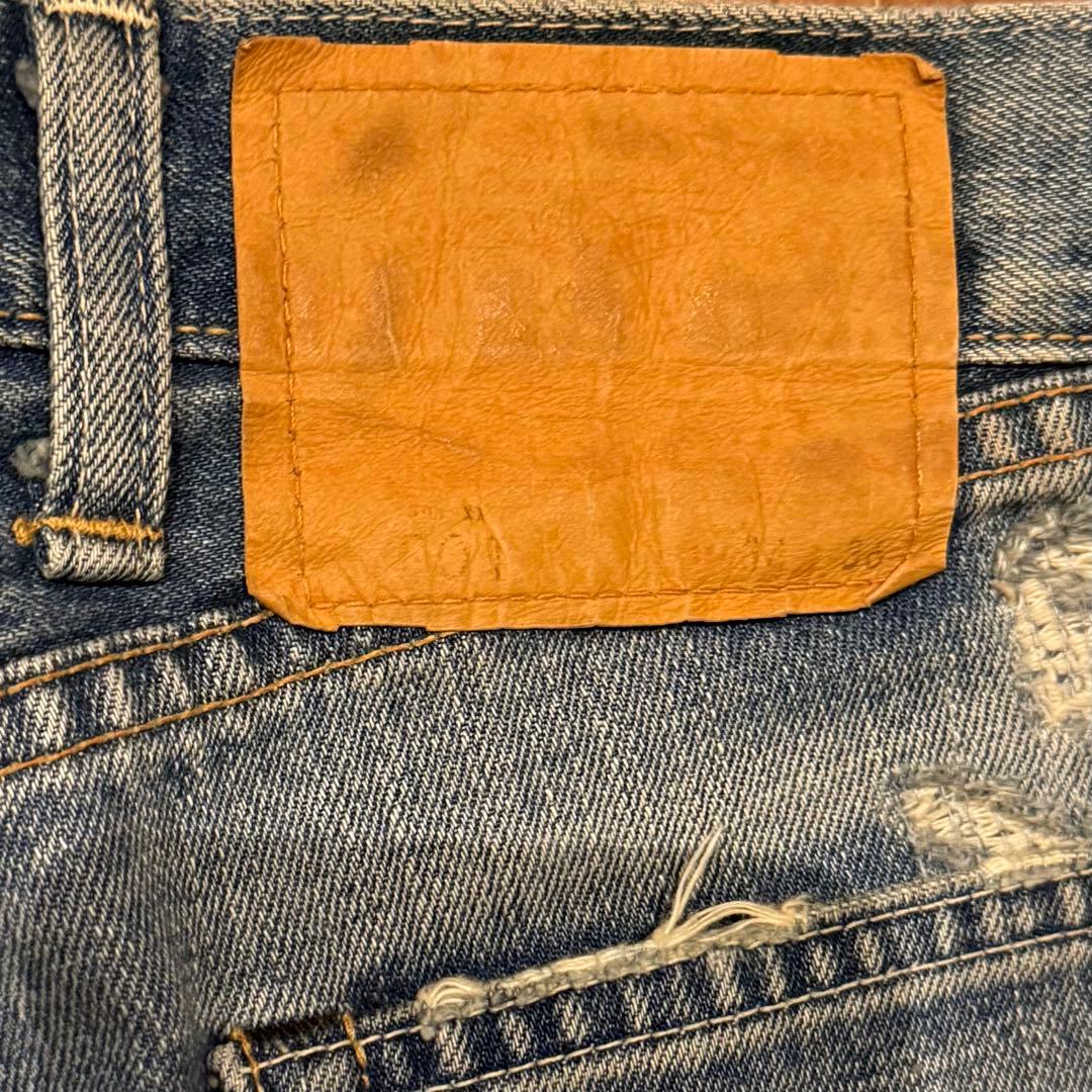 BOROデザインLEVI'S 501XX 1966 W34鬼ヒゲ！ハチノス
