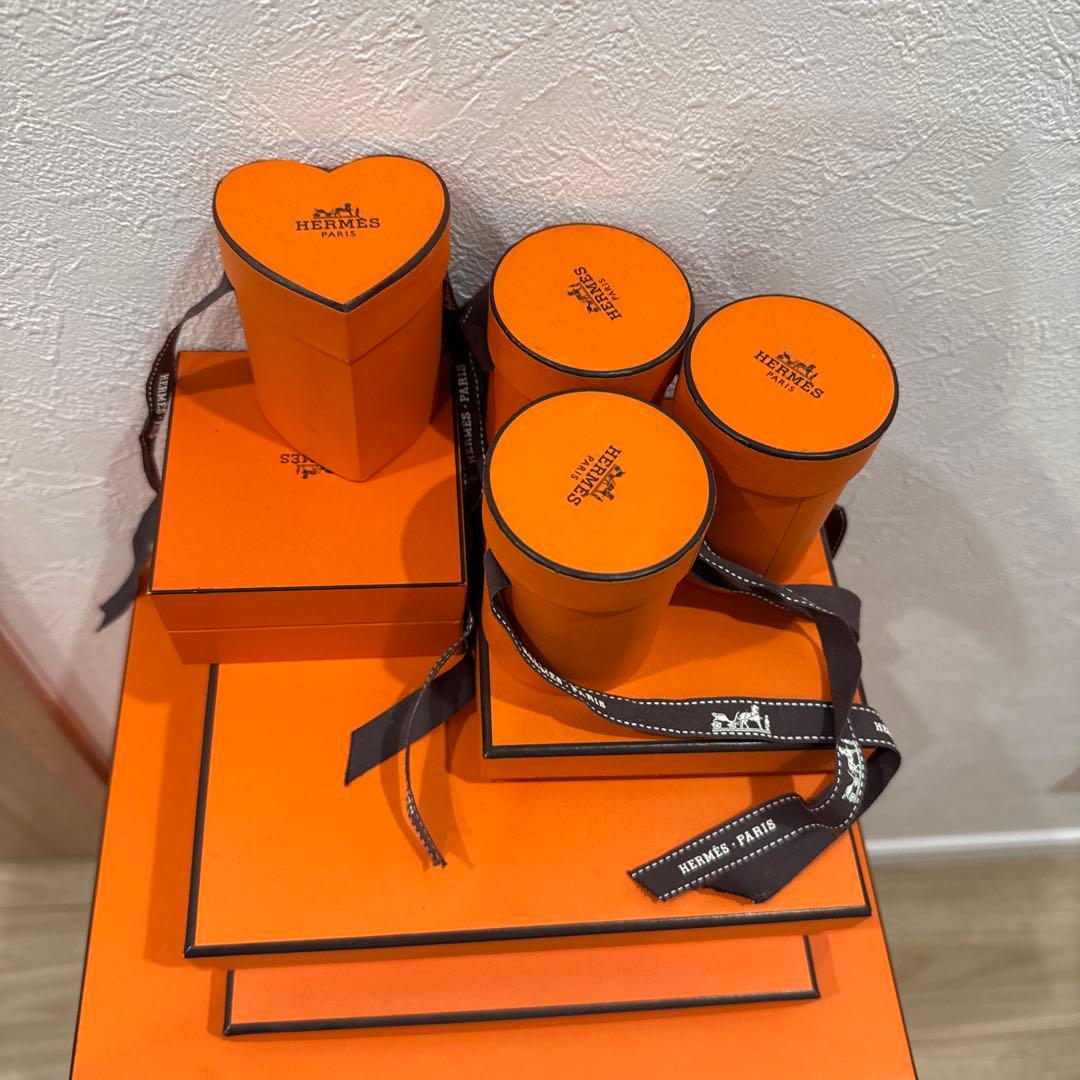 エルメス 一個のみ HERMES オレンジ ギフトボックス セット - メルカリ