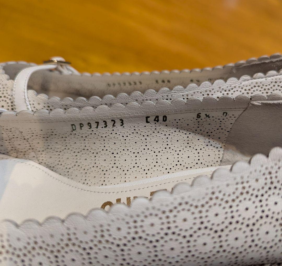 美品】サルヴァトーレフェラガモ パンチング エスパドリーユ パンプス