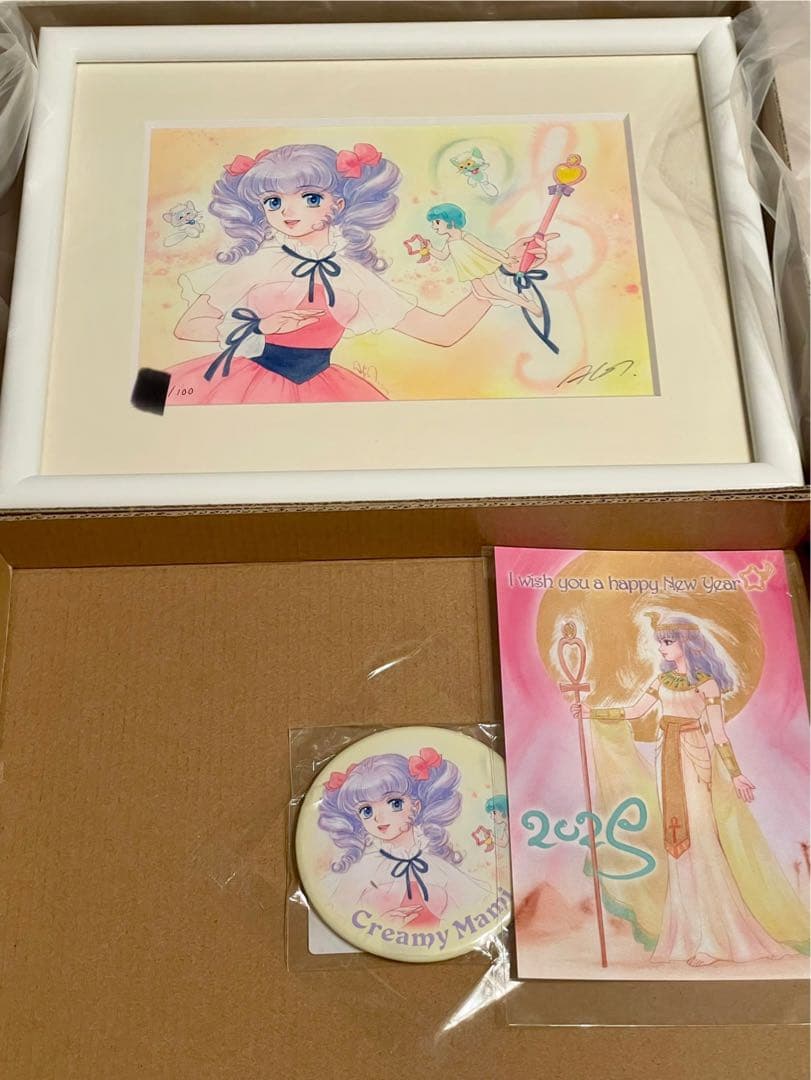 クリィミーマミ　高田明美　版画　最終価格 魔法の天使 クリィミーマミ」88グラフ 月のしろうさぎ /高田明美（直筆