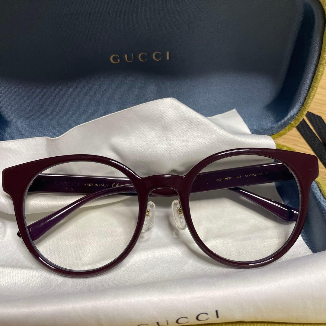 GUCCI ワインレッド サングラス キャットアイ　シニアグラス Gucci Eyewear キャットアイフレーム | レッド | FARFETCH JP