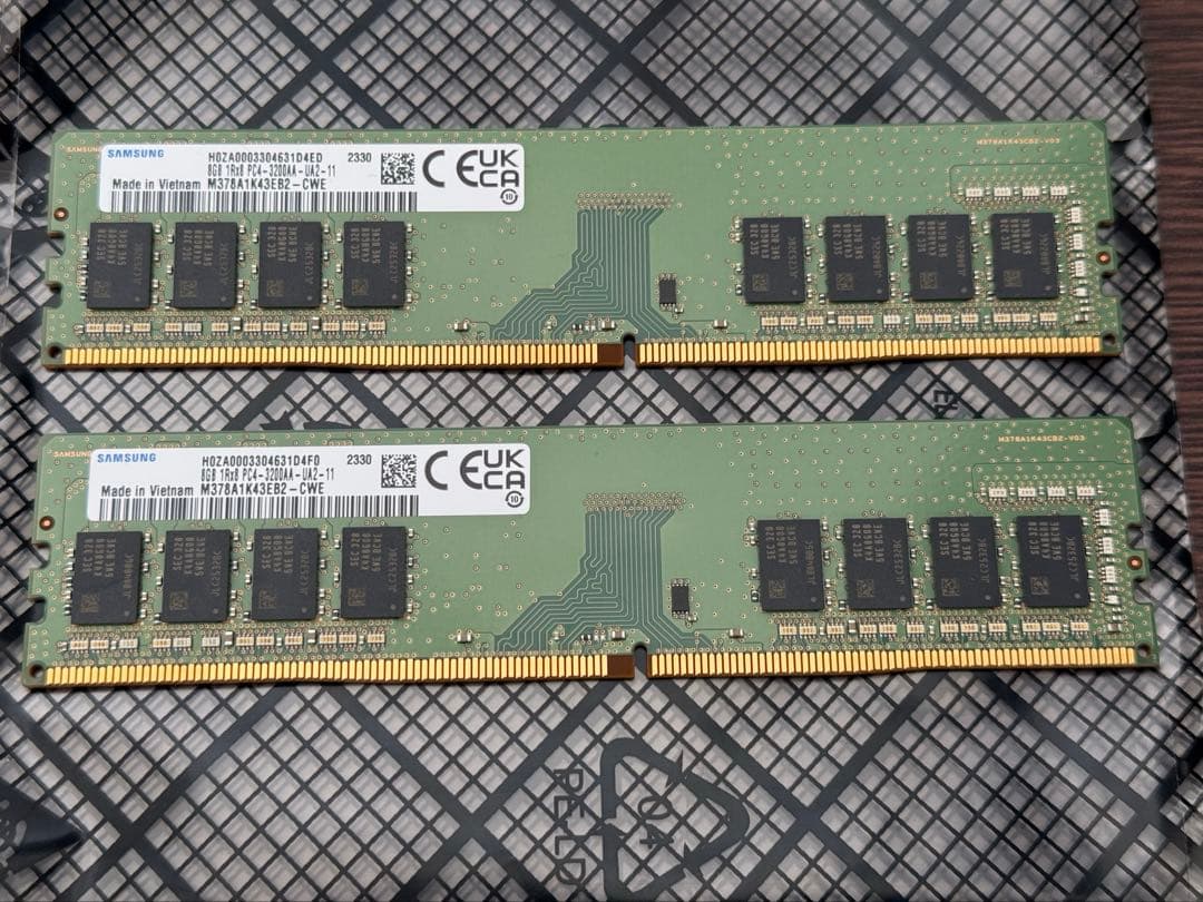 【デスクトップ用メモリ】 SAMSUNG DDR4-3200 8GB 2本 PC Amazon.co.jp: SAMSUNG サムスン純正 PC4-25600 DDR4-3200 8GB