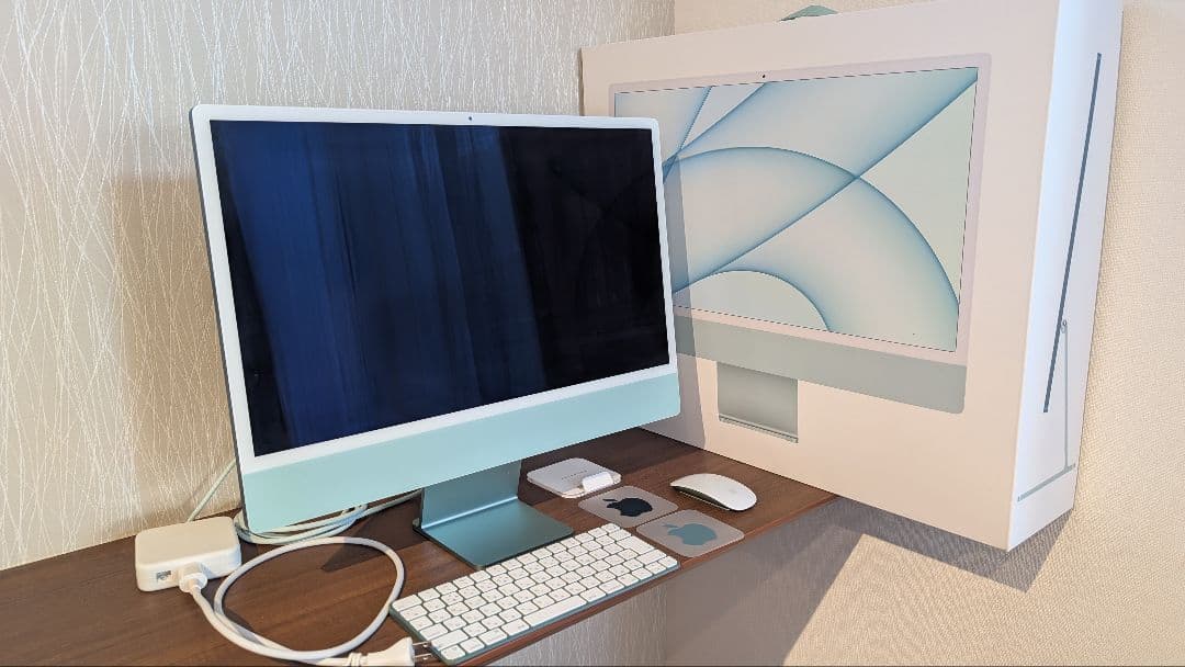 Macデスクトップ Apple iMac 2021 24 M1 8GB 512GB MGPJ3J/A iMac（Apple） Apple iMac 24inch MGPJ3J/A A2438 4.5K 2021 一体型