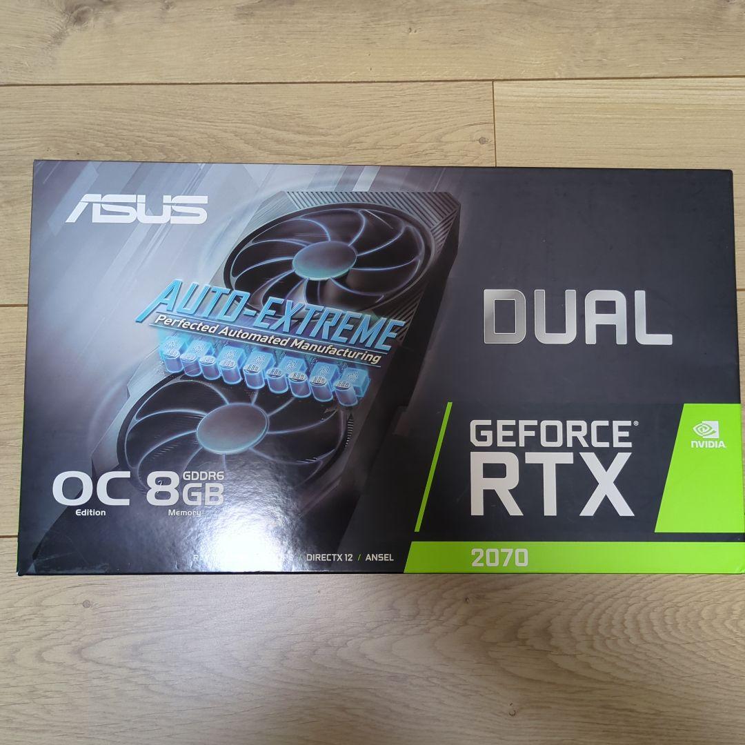 グラフィックボード・グラボ・ビデオカード ASUS DUAL RTX2070 O8G EVO V2 GeForce RTX 2070をショート基板に搭載したデュアルファン採用の小型