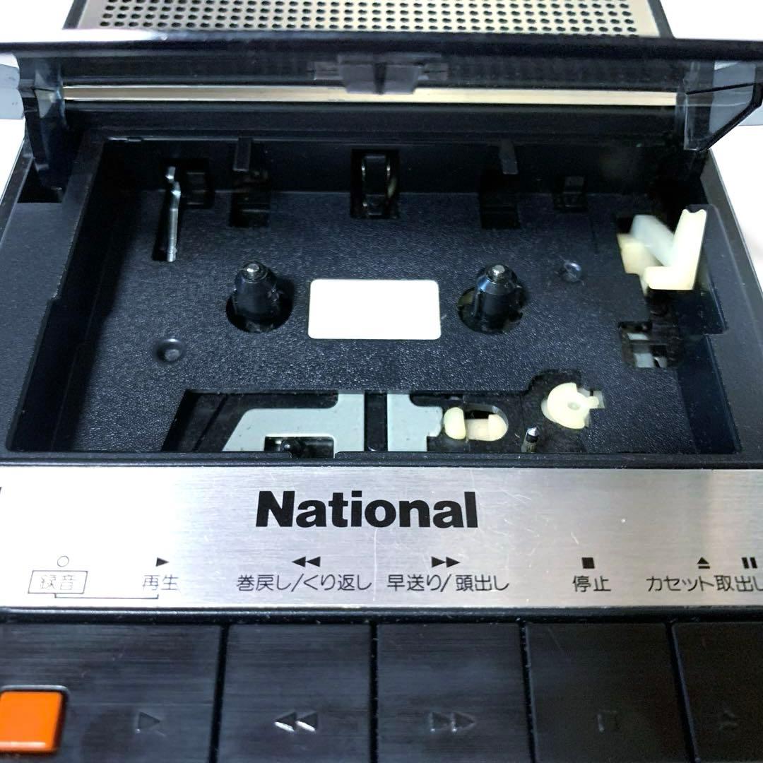 ナショナル ポータブル カセット レコーダー RQ-2735 可動品 中古