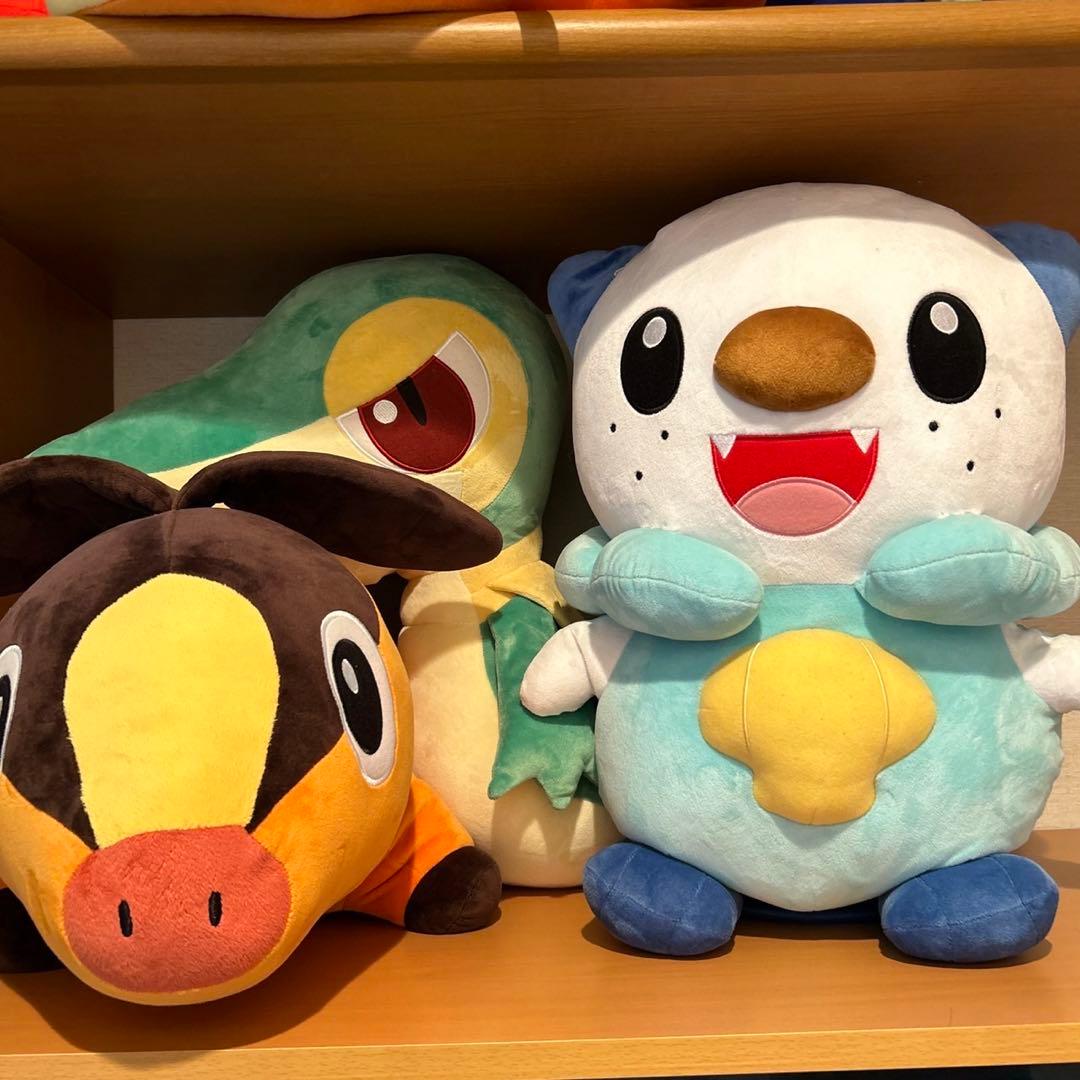 ポケモンセンター ツタージャ ミジュマル ポカブ 等身大 セット