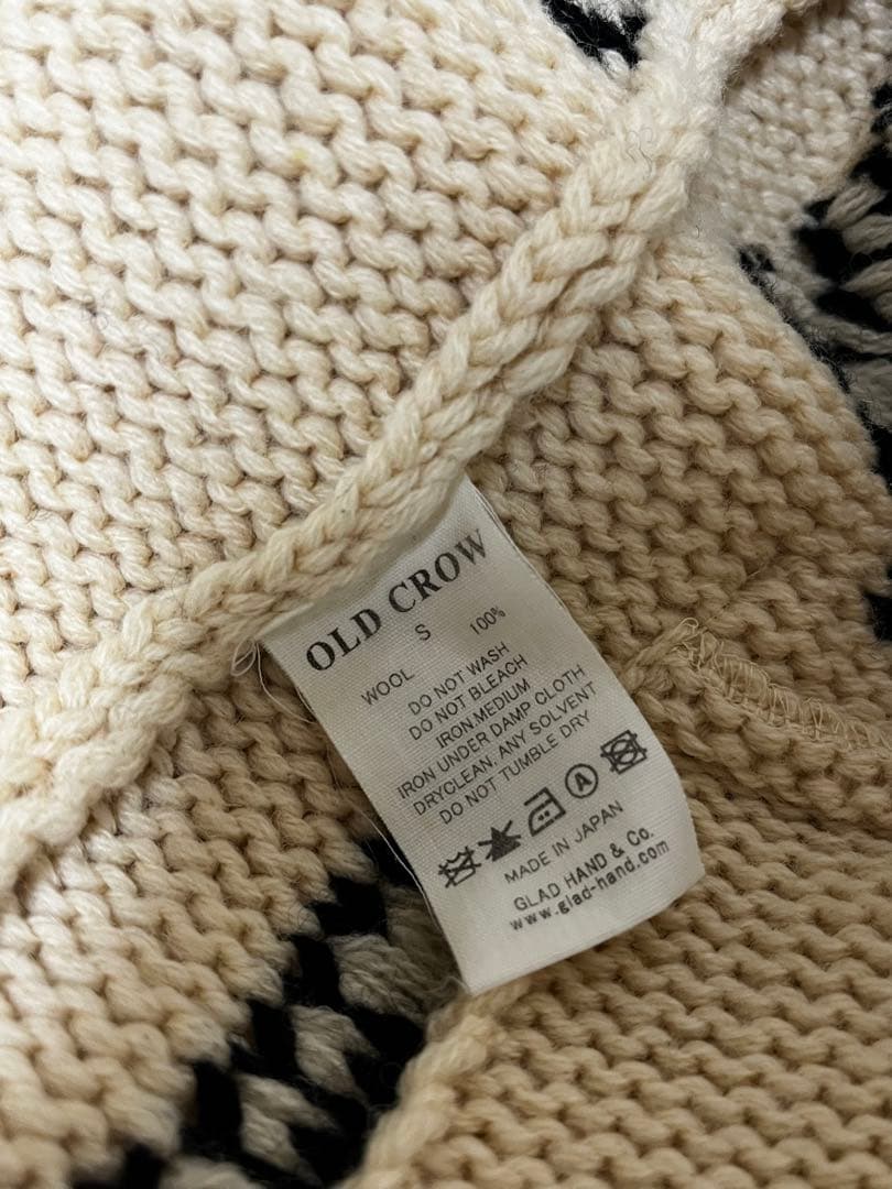 OLD CROW GLAD HAND カウチンニット - メルカリ