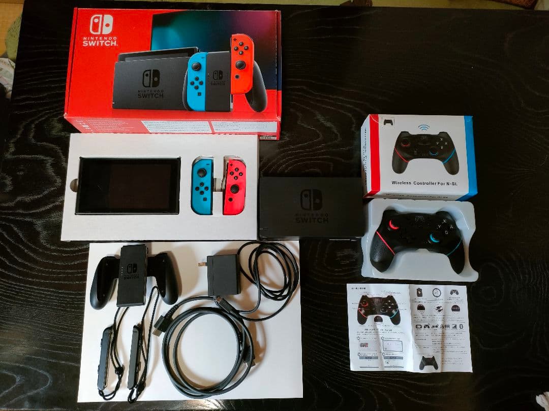 NintendoSwitchネオンブルー/レッド本体 ワイヤレスコントローラー付 Amazon.co.jp: 【任天堂純正品】Joy-Con (L) ネオンレッド/ (R) ネオン