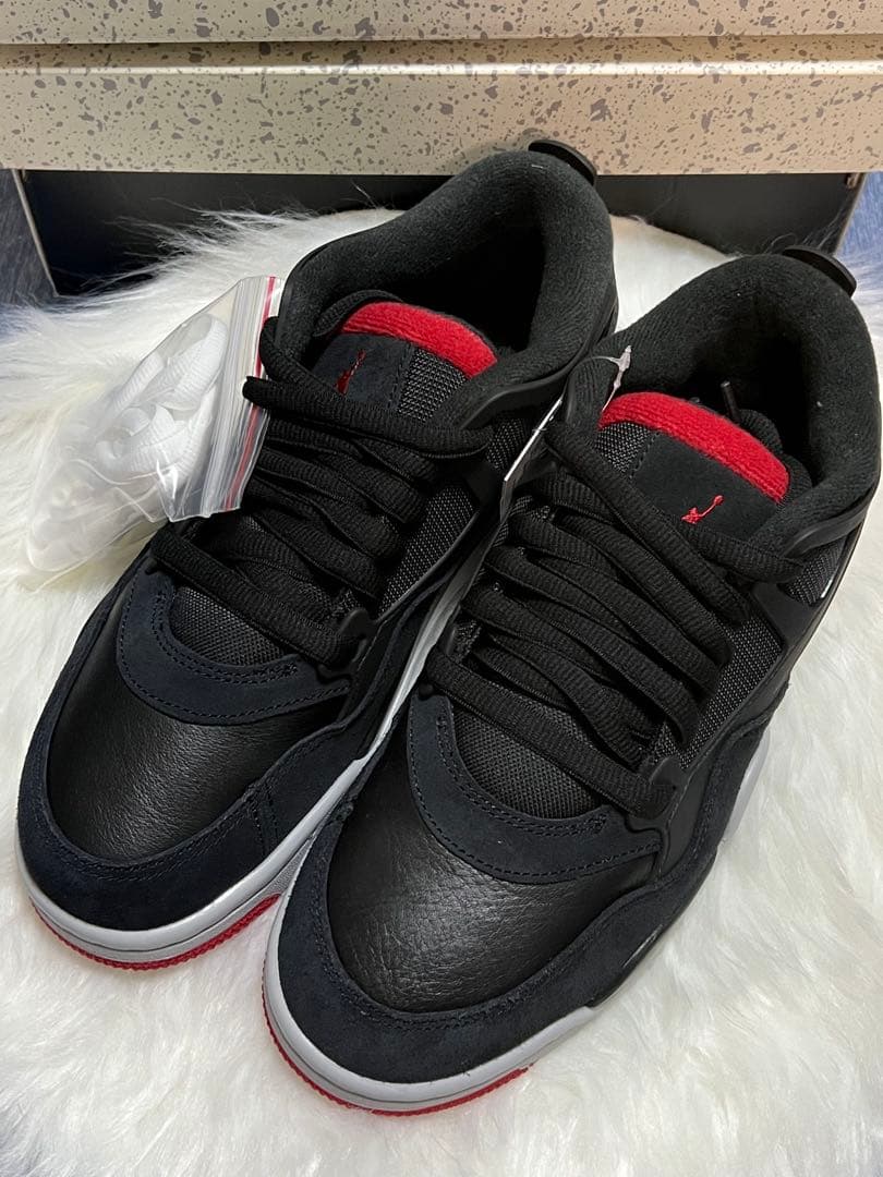 AIR JORDAN 4 RMエアジョーダン4 RM NIKE 27㎝ JORDAN BRAND AIR JORDAN 4 RM BLACK/WHITE （ジョーダン ブランド