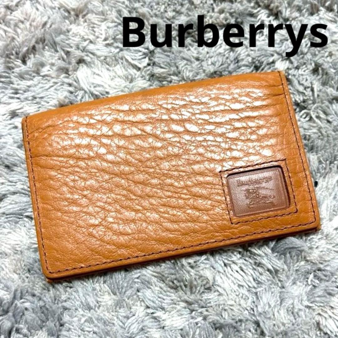 Burberrys バーバリー 名刺入れ カードケース レザー ブラウン - メルカリ