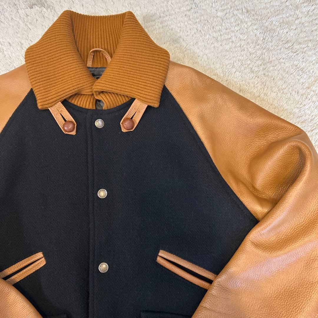 美品 NITRAID ナイトレイド CLUB JACKET スタジャン（L） 中古・古着通販】nitraid (ナイトレイド) ウールスタジャン レッド