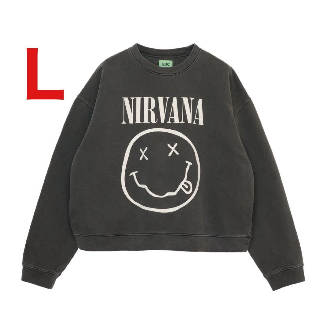 キムタク着 NIRVANA×GDC Collabo Crew Sweat L NIRVANA×GDC Collabo Crew Sweat キムタク着 XL - メルカリ